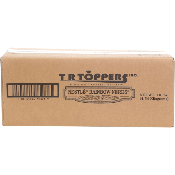 T.R. Toppers T.R. Toppers Nestle Rainbow Nerds 5lb, PK2 - N390-100 

T.R. Toppers T.R. Toppers Nestle Rainbow Nerds 5 libras, paquete de 2 - N390-100