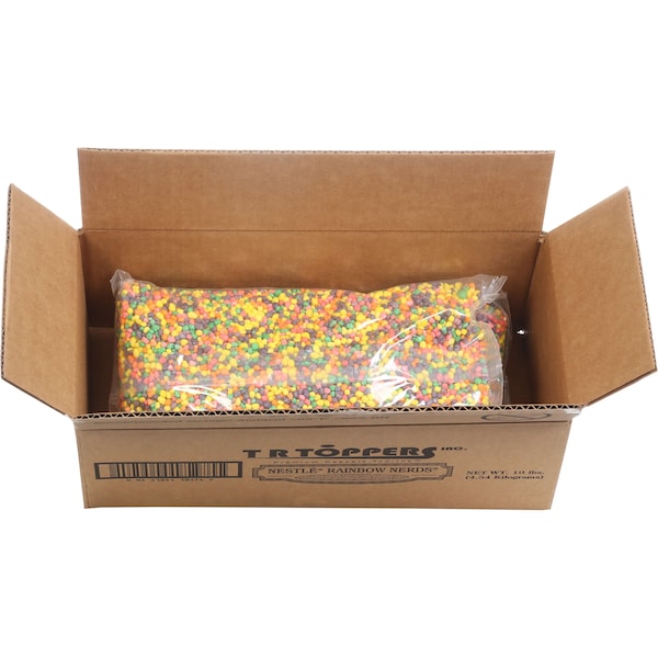T.R. Toppers T.R. Toppers Nestle Rainbow Nerds 5lb, PK2 - N390-100 

T.R. Toppers T.R. Toppers Nestle Rainbow Nerds 5 libras, paquete de 2 - N390-100