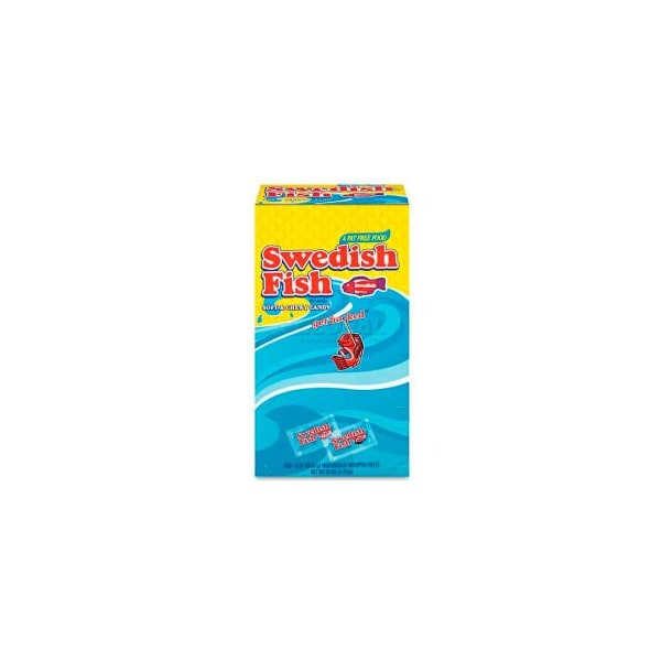 Cadbury Adams utiliza dulces suaves de Swedish Fish Cadbury, envueltos individualmente, 46.5 oz., 240/Caja - CDB43146