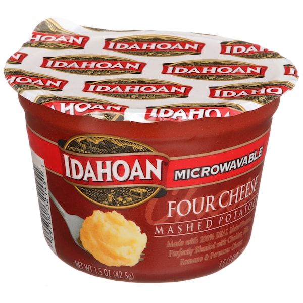 Alimentos Idahoan Plato de Microondas con Cuatro Quesos 1.5 oz, Paquete de 10 - 2970033145