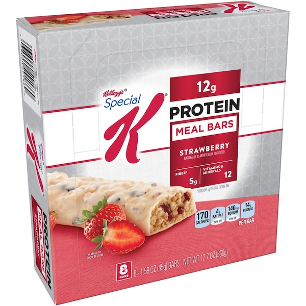 Special K 1.59 oz. Barra de Proteína Special K®, Fresa, 8 pz - 3800029185