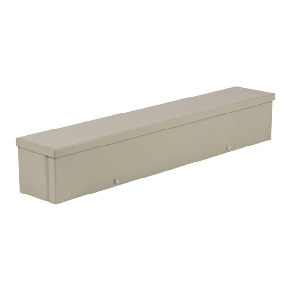 Wiegmann Carbon Steel Electrical Enclosures, 8 in H, 60 in D, 8 in W, NEMA 3R, Slip On - RSCG080860