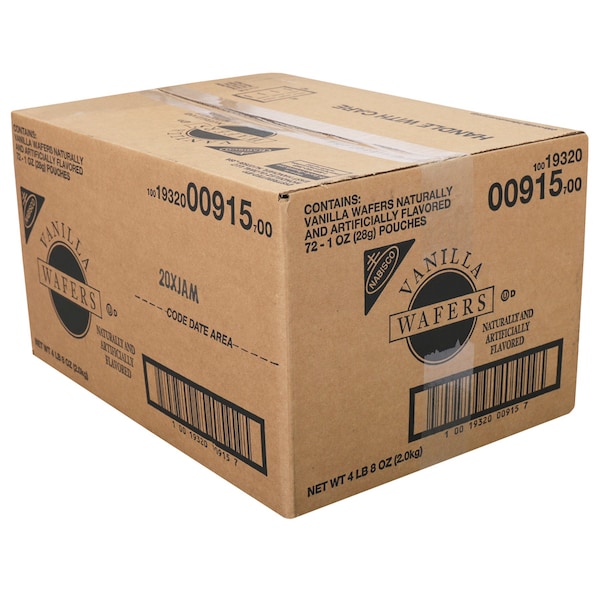 Nabisco Galletas de Vainilla de 1 oz., paquete de 72 - 00915