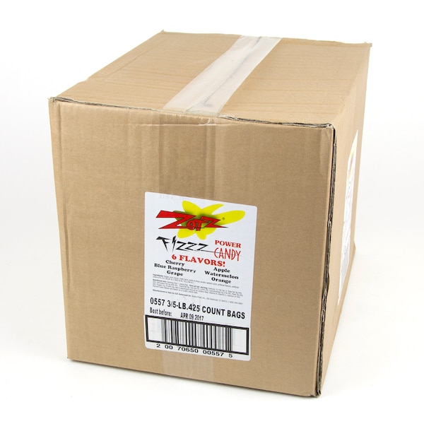 Caramelo Zotz Zotz Fizz Power - Granel Variado, Paquete de 3 - 0557