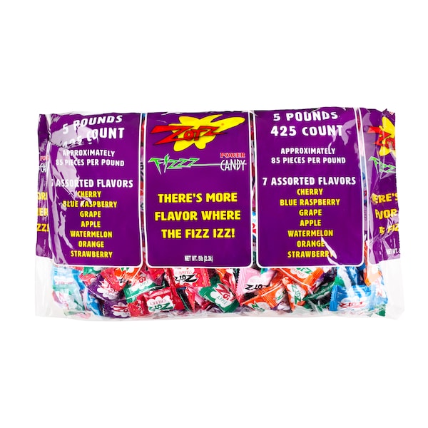 Caramelo Zotz Zotz Fizz Power - Granel Variado, Paquete de 3 - 0557