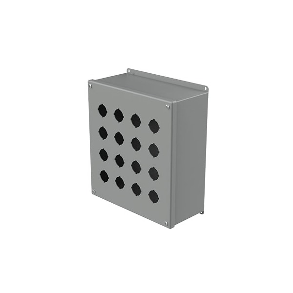 Nvent Hoffman Mild Steel Electrical Enclosures, 11-3/4 in H, 4-3/4 in D, 10-3/4 in W, NEMA 12, Screw On - E16PBX