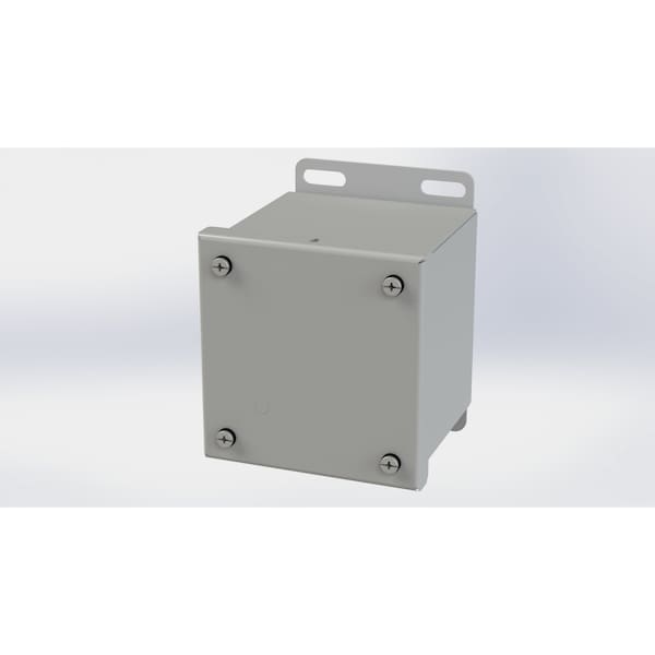 Saginaw Control & Engineering Carbon Steel Electrical Enclosures, 4.13 in H, 4 in D, 4 in W, NEMA 3R, 4, 12, 13, Screw On - SCE-4044SC