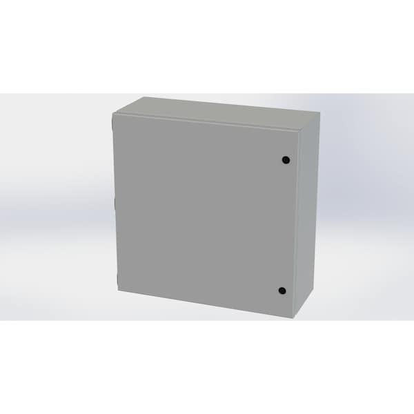 Saginaw Control & Engineering Carbon Steel Electrical Enclosures, 20 in H, 8 in D, 20 in W, NEMA 3R, 4, 12, 13, Hinged - SCE-20208ELJ