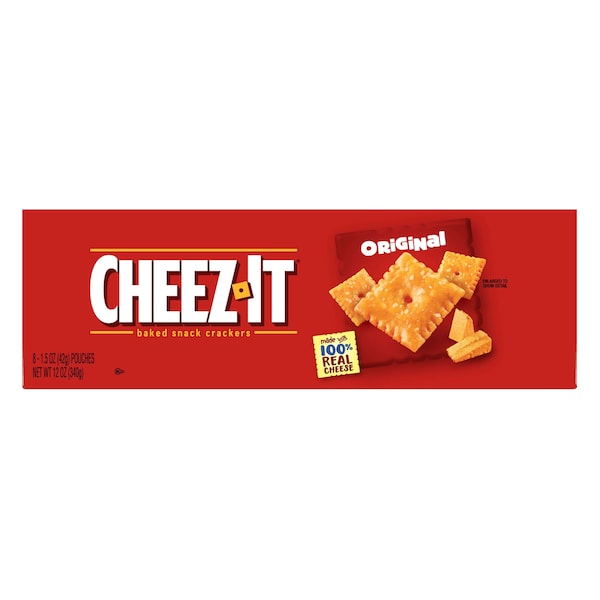 Galletas Cheez-It Original 1.5 oz. Bolsa, paquete de 48 - 2410012234