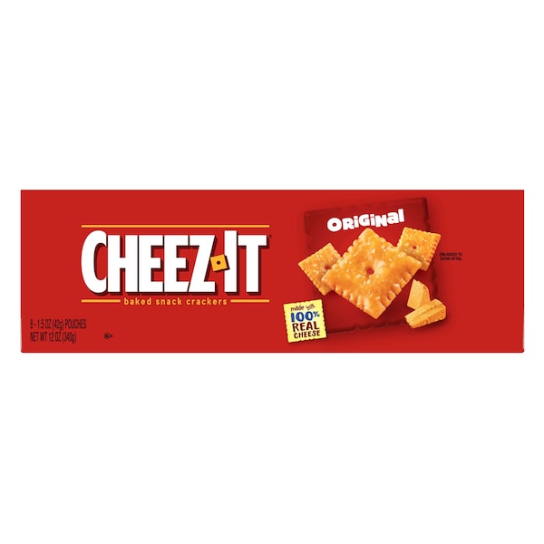 Galletas Cheez-It Original 1.5 oz. Bolsa, paquete de 48 - 2410012234