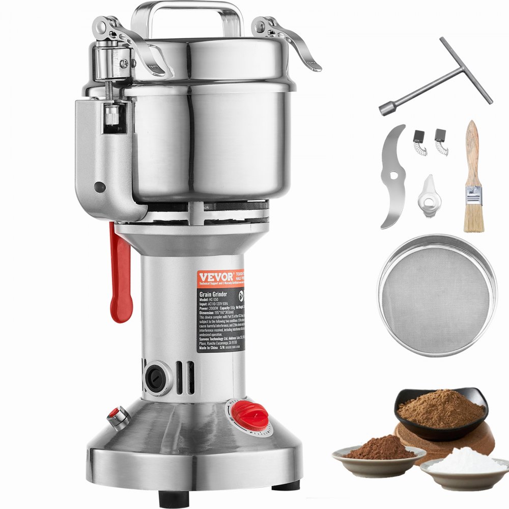 VEVOR 550g Commercial Spice Grinder Electric Grain Mill Grinder High Speed - DDDPSGWYMJ505541YV1