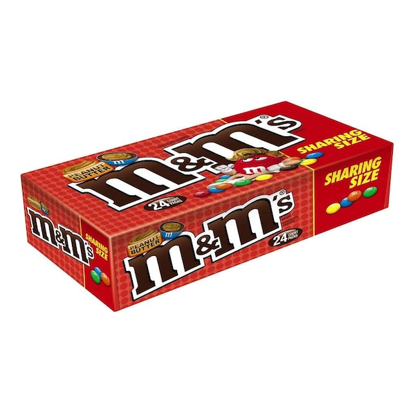 M&Ms M&M's King Size Peanut Butter 2.83 oz., PK144 - 239479

Rey de M&M's de mantequilla de cacahuate tamaño King 2.83 oz., PK144 - 239479
