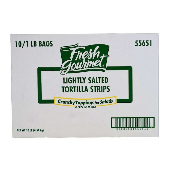 Tiras de Tortilla Fresh Gourmet de 1 lb, paquete de 10 - 55651