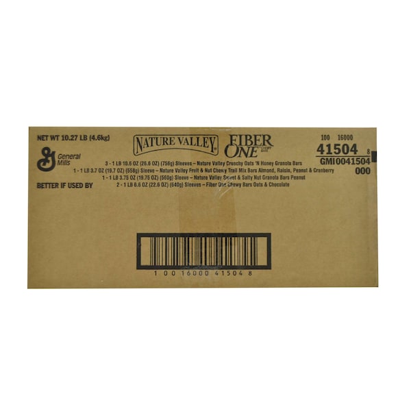 Nature Valley Granola Bar Variety Pack 4 sabores 23.58 oz., PK7 - 16000-41504