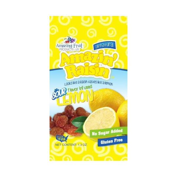 Pasa la Descripción a español.
Pasante Aumenta pasa a Raisin Sour Lemon 1.3 oz. PK250 - AA13A0A3E0