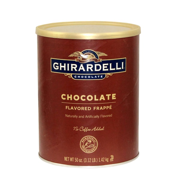 Ghirardelli Ghirardelli Chocolate Flavor Frappe 3.12lbs Can, PK6 - 66200
Sabores de Chocolate Ghirardelli Ghirardelli Frappe 3.12lbs Lata, Paquete de 6 - 66200