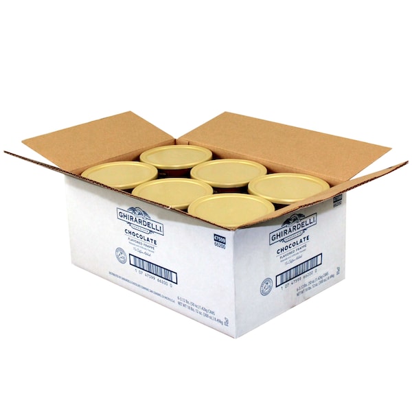 Ghirardelli Ghirardelli Chocolate Flavor Frappe 3.12lbs Can, PK6 - 66200
Sabores de Chocolate Ghirardelli Ghirardelli Frappe 3.12lbs Lata, Paquete de 6 - 66200