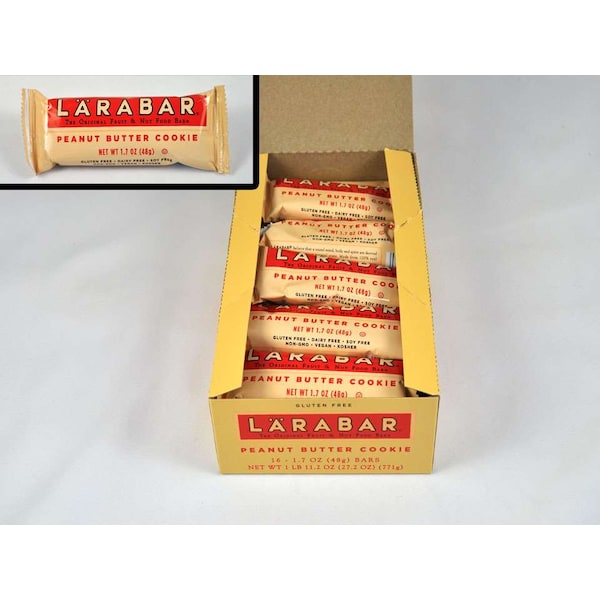 Barra de Energía de Maní Larabar de 1.7 oz., Paquete de 64 - 21908-41882