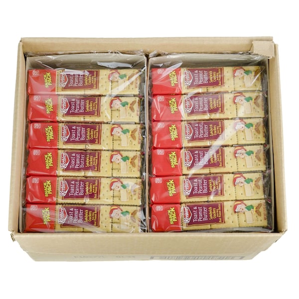 Mezcla de Reyes Keebler Keebler Toasted & Peanut Butter Cracker 1.8 oz., paquete de 144 - 3010021166