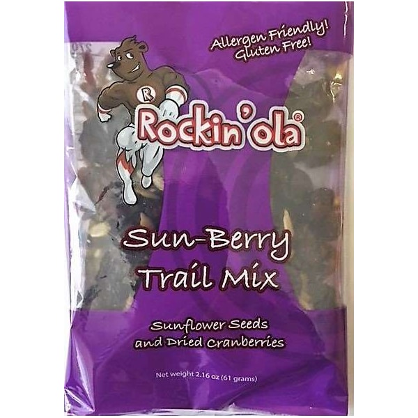Rockinola Mezcla de Frutos Secos Sun Berry 61g, Paquete con 150 unidades - 8004247