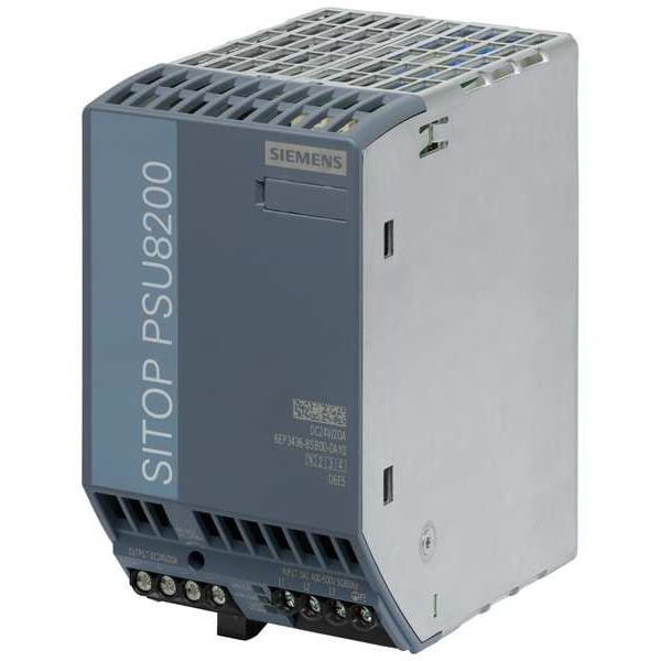 Siemens Stabilized Power Supply, 400/500V AC, 24V DC, 480W, 20A, DIN Rail - 6EP34368SB000AY0