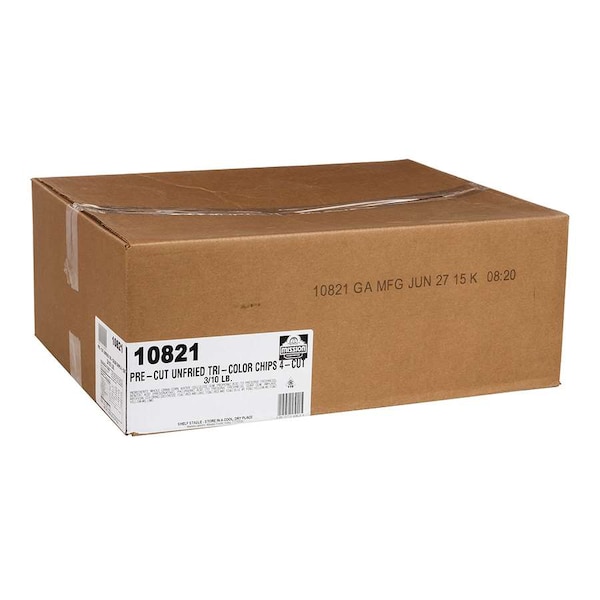 Mission Foods Tortilla Chips Tricolor Pre-Cortadas Sin Freír 10lbs, Paquete de 3 - 10821