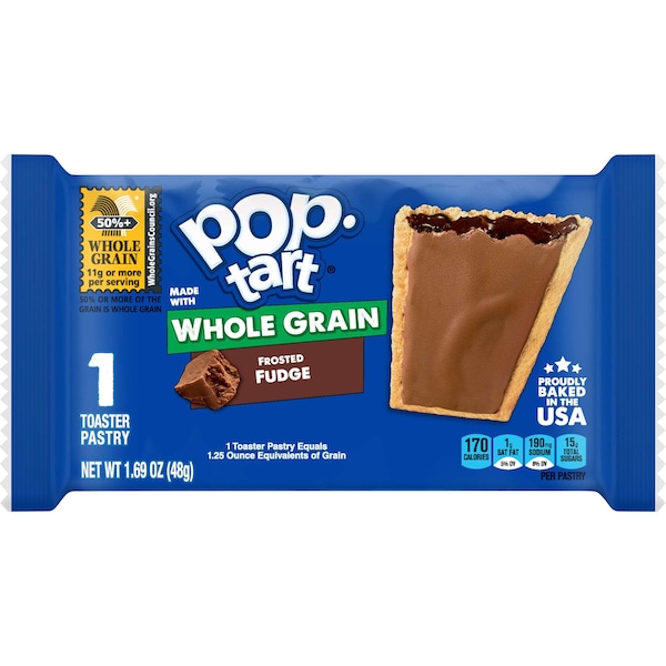 Pop-Tarts de Kellogg's de grano entero con glaseado de arándano, 1 pieza, paquete de 120 - 3800017196.