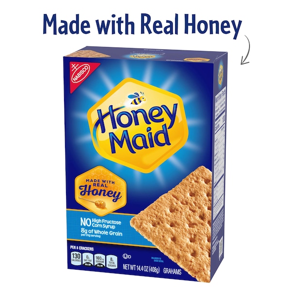 Galletas Graham Honey Maid Nabisco de 14.4 oz., paquete con 12 - 00463
