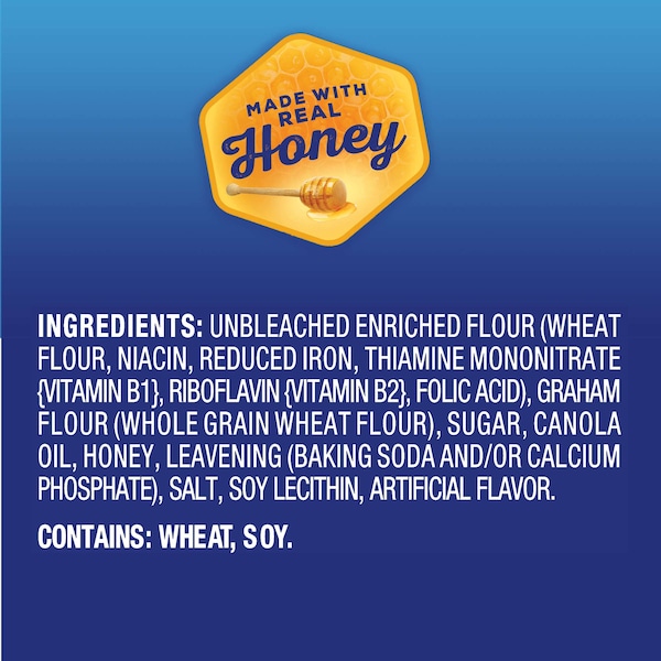 Galletas Graham Honey Maid Nabisco de 14.4 oz., paquete con 12 - 00463