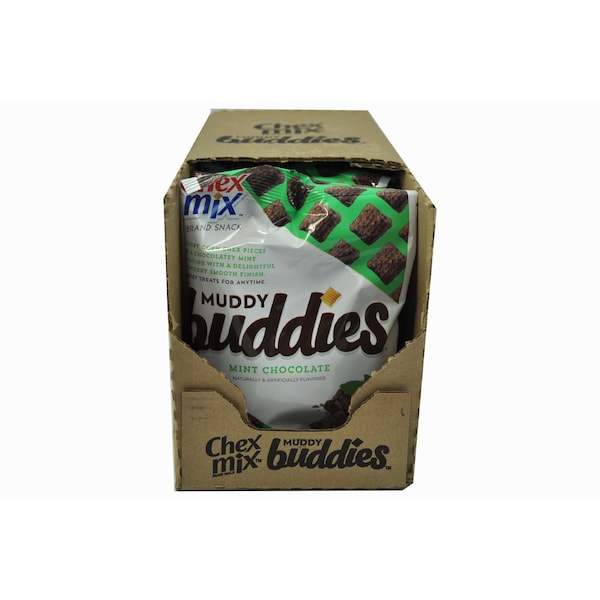Chex Mix Chex Mix Muddy Buddies Snack Mix Menta Chocolate 4.5 oz., PK7 - 16000-14864

Mezcla de botanas Chex Mix Muddy Buddies sabor menta chocolate de 4.5 oz., paquete con 7 unidades - 16000-14864.