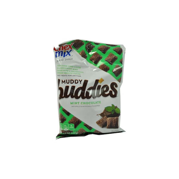 Chex Mix Chex Mix Muddy Buddies Snack Mix Menta Chocolate 4.5 oz., PK7 - 16000-14864

Mezcla de botanas Chex Mix Muddy Buddies sabor menta chocolate de 4.5 oz., paquete con 7 unidades - 16000-14864.
