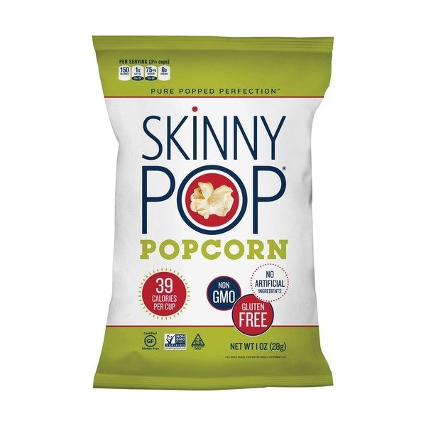 Palomitas de maíz Skinny Pop Popcorn, sin colesterol, 1 oz, surtido de 12 piezas - PCN4088