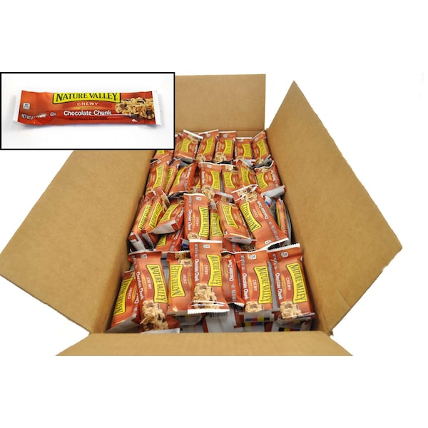 Barra de granola suave con chispas de chocolate Nature Valley Nature Valley de .89 oz., paquete de 120 - 16000-11590.