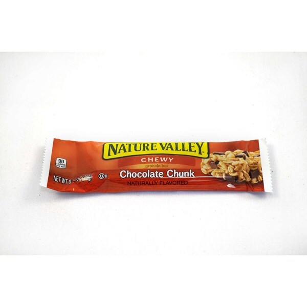 Barra de granola suave con chispas de chocolate Nature Valley Nature Valley de .89 oz., paquete de 120 - 16000-11590.