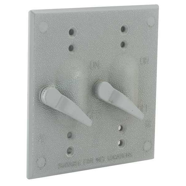 Bell Outdoor Weatherproof Cover, Double Gang Box Type, 2 Gangs - 5124-0