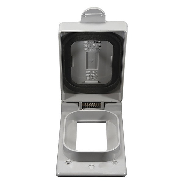 Cantex 1 -Gang Vertical Weatherproof Cover, 5-1/2" W, 1" H - 5133348