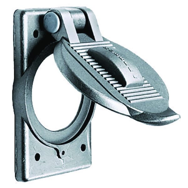 Hubbell Wiring Device-Kellems 1 -Gang Vertical Weatherproof Cover, 2-27/32" W, 4-9/16" H - HBL9420