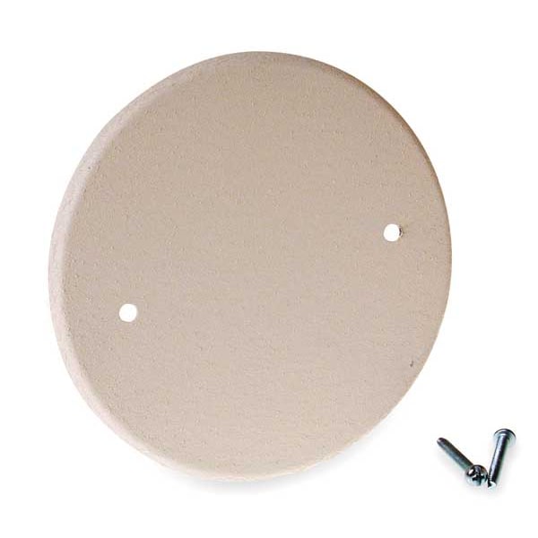 Bell Outdoor Electrical Box Cover, Ceiling Box Type, 1 Gang, Steel, Flat Cover - 5653-1