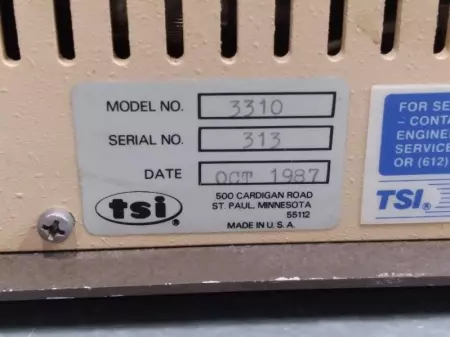 TSI Aerodynamic Particle Sizer Spectometer APS 3310