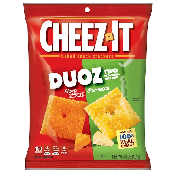 Cheez-It Cheez-It Mezcla de bocadillos de Sharp Cheddar & Parmesan Cheez-It Mix 4.3 oz. Bolsa, paquete de 6 - 2410057728