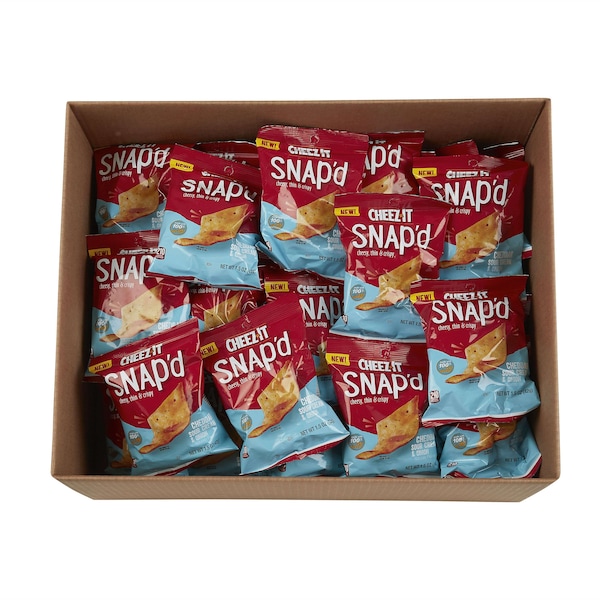 Cheez-It Cheez-It Snap'D Galletas de Cheddar, Crema Agria y Cebolla 2.2 oz., Paquete de 6 - 2410011460