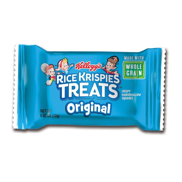 Kelloggs Rice Krispies Treats Cuadrados de Malvavisco Crujientes, .42 oz., paquete de 600 - 3800014540