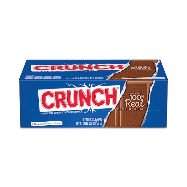 Barra Nestlé Crunch, Envoltura Individual, 155 oz, PK36, 36PK - 414169