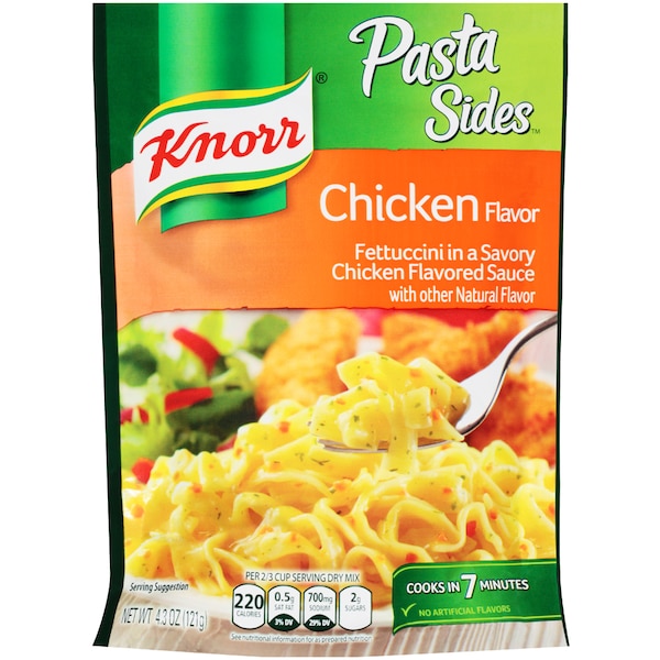 Knorr Knorr Pasta Sides Sabor a Pollo Pasta 4.3 oz., Paquete de 12 - 02246