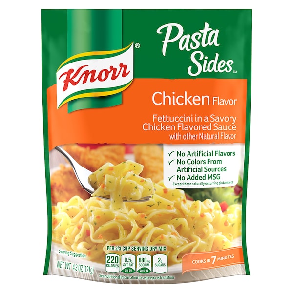 Knorr Knorr Pasta Sides Sabor a Pollo Pasta 4.3 oz., Paquete de 12 - 02246