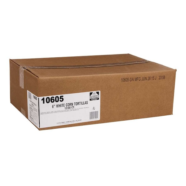 Mission Foods Tortillas de Maíz Blanco de 6", Paquete de 720 - 10605