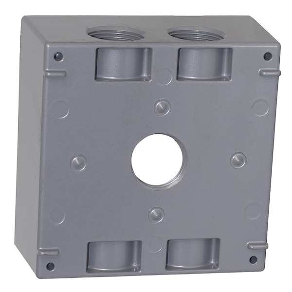 Sigma Electric Electrical Box, Outlet Box Type, 2 Gangs, Die-Cast Metal - 14353-5