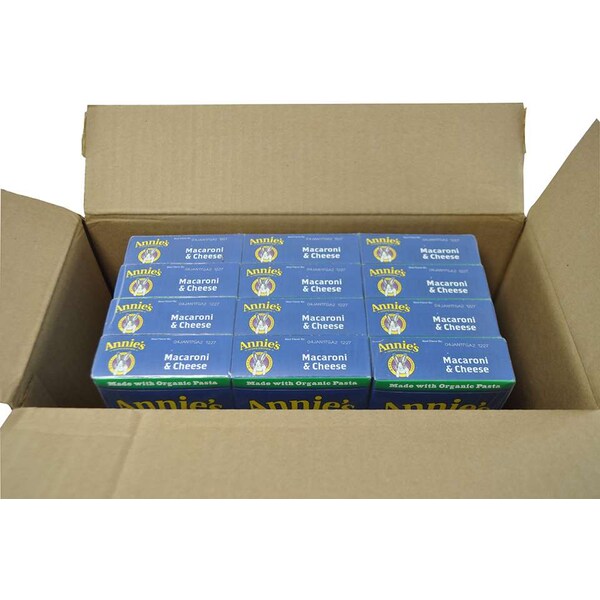 Annies Annie's Mild Cheddar Macaroni & Cheese de 6 oz, caja de 12 unidades - 13562-00045
