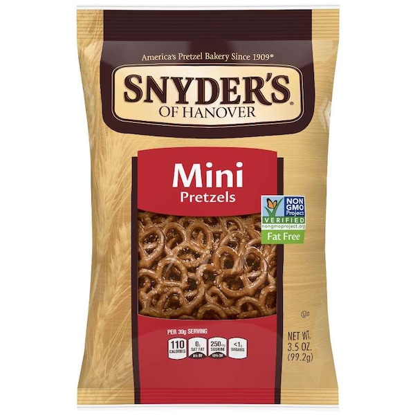 Snyder's Of Hanover Mini Pretzels 3.5 oz., paquete de 8 - 111816