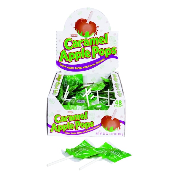 Tootsie Roll Tootsie Caramel Apple Pops Green Apple - Paletas de caramelo de manzana verde 30 oz - 501